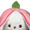 Baby Atmen Kaninchen Plüsch Spielzeug mit Beruhigende Musik Karotten Licht Musical Erdbeere Gefüllte Hase Plüschtier Tier Puppe