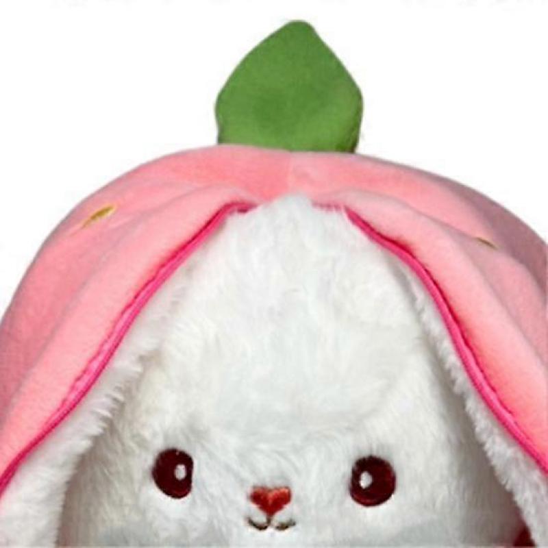 Baby Atmen Kaninchen Plüsch Spielzeug mit Beruhigende Musik Karotten Licht Musical Erdbeere Gefüllte Hase Plüschtier Tier Puppe