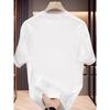European Sizes Summer Butterfly Pattern Solid-color T-shirt for Men - Simple Design - T-shirt Top