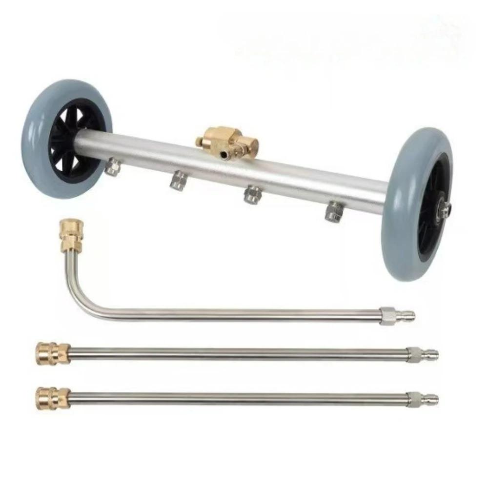 

Мойка высокого давления для шасси автомобиля 5000 фунтов на квадратный дюйм 16 дюймов электрическая для мытья автомобилей локомотивов нижняя водяная щетка с 2 удлинительными штангами