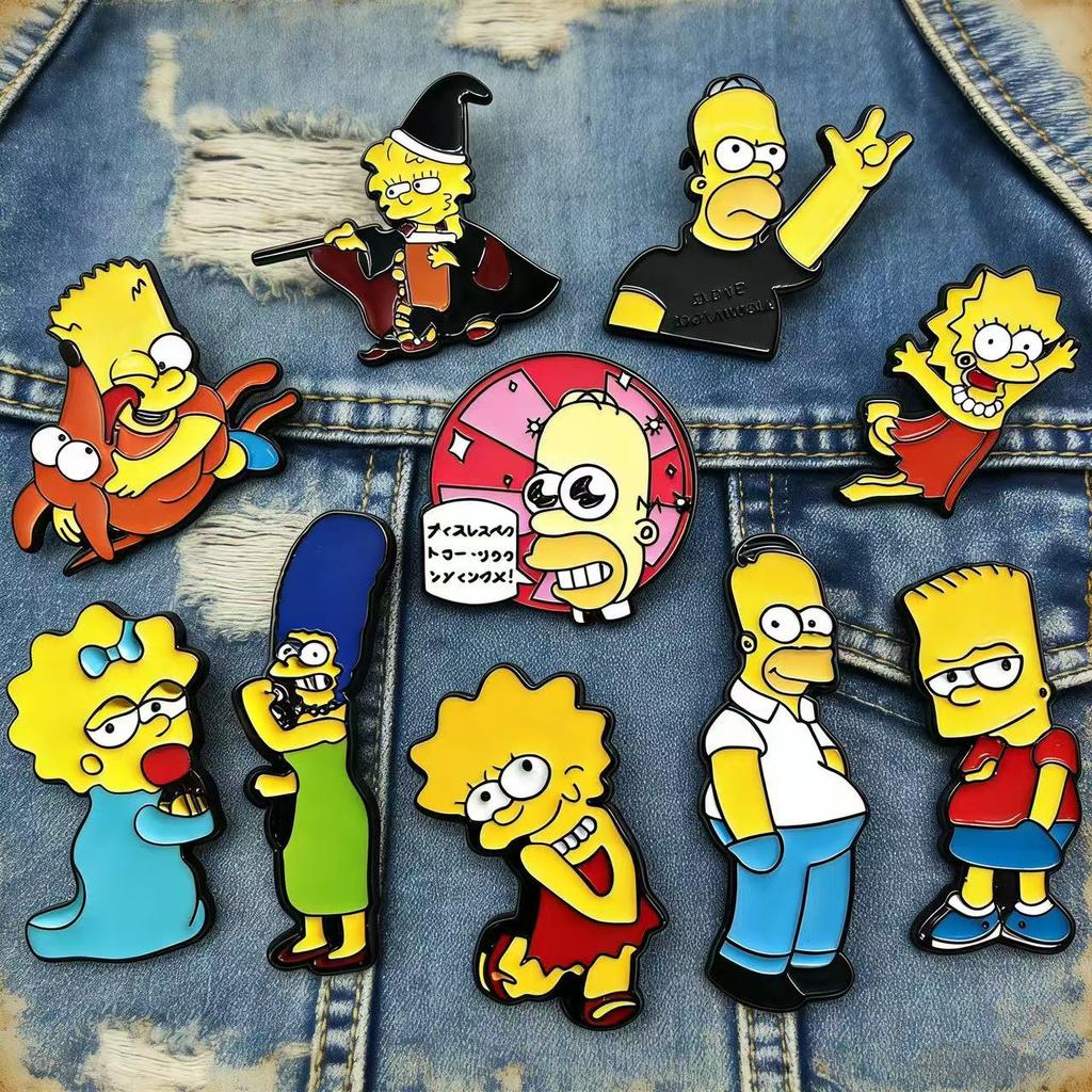 5/10 Pcs   Enamel Pins Set - Brooch Cute Cartoon Badges Jewelry Gift For Friends