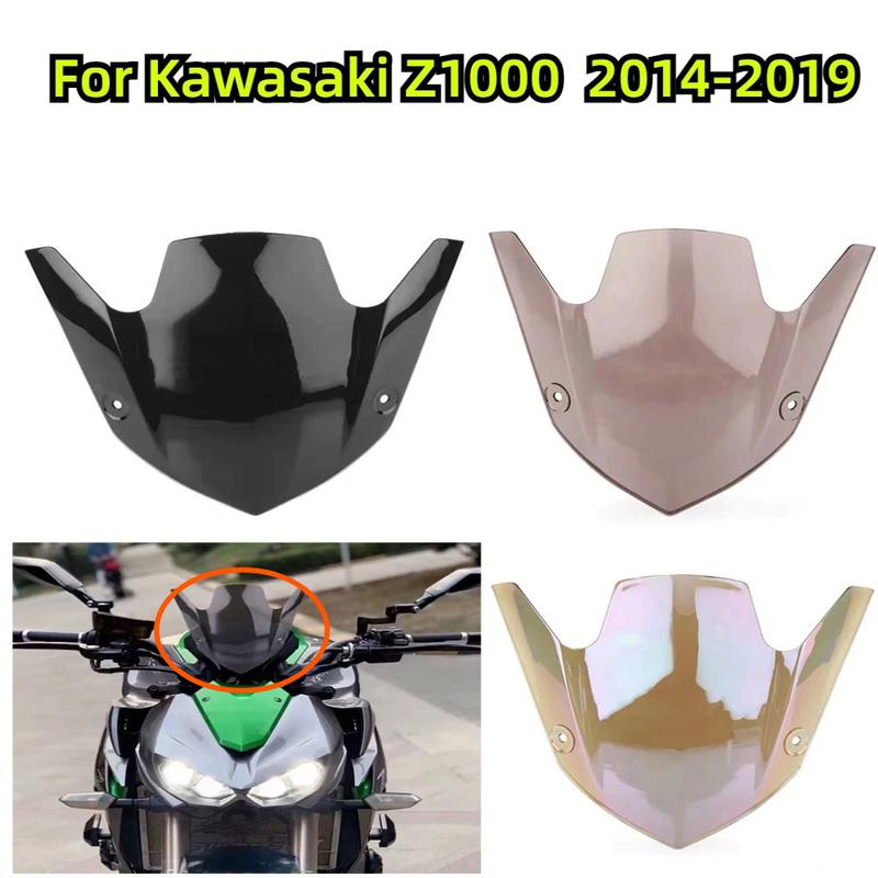 Motorcycle Short Windscreen Windshield Double Bubble Fit For Kawasaki Z1000 ABS 2014- Z1000R 2017 2018