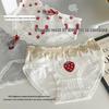 Women's Trendy Antibacterial Cotton Briefs - Cute, Breathable, Girly Style