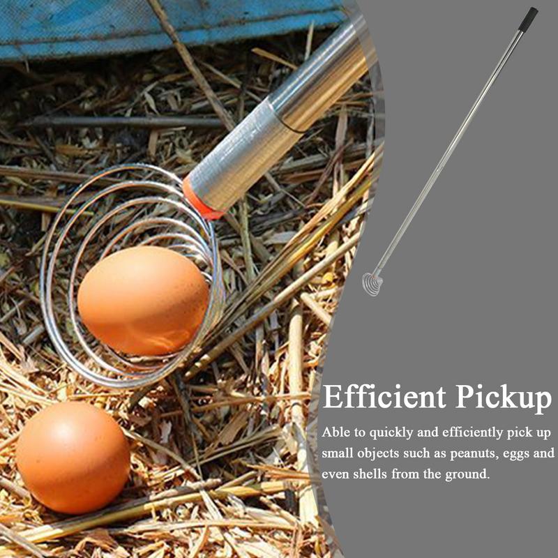 Egg Scooper Tool Household Picker Lightweight Flexible Garden Extension Reacher For Outdoor Garden Maintenance Backyard