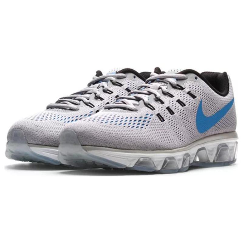 Nike Air Max Tailwind Durable Breathable Low-Top Running Shoes Men's Silver Gray Sneakers Casual Shoes 805941-014