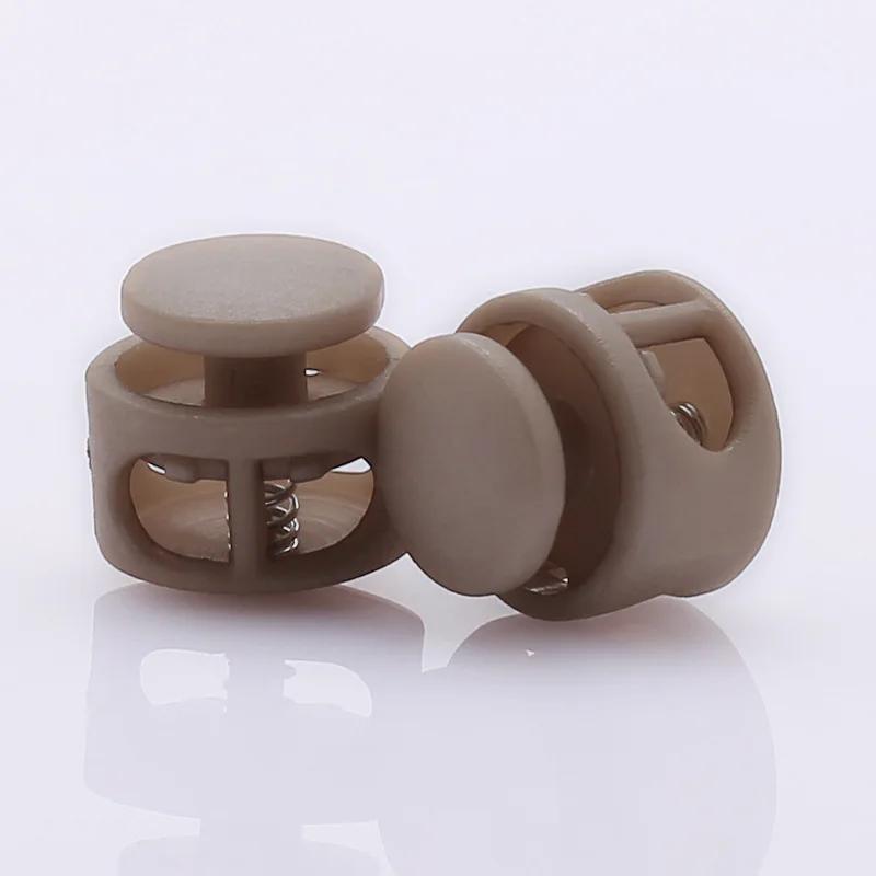 10pcs Plastic Spring Cord Lock Clamp Toggle Clip Stopper Toggle Clip Rope Clamp Buckle For Drawstring Bag Hat Clothes Shoelace