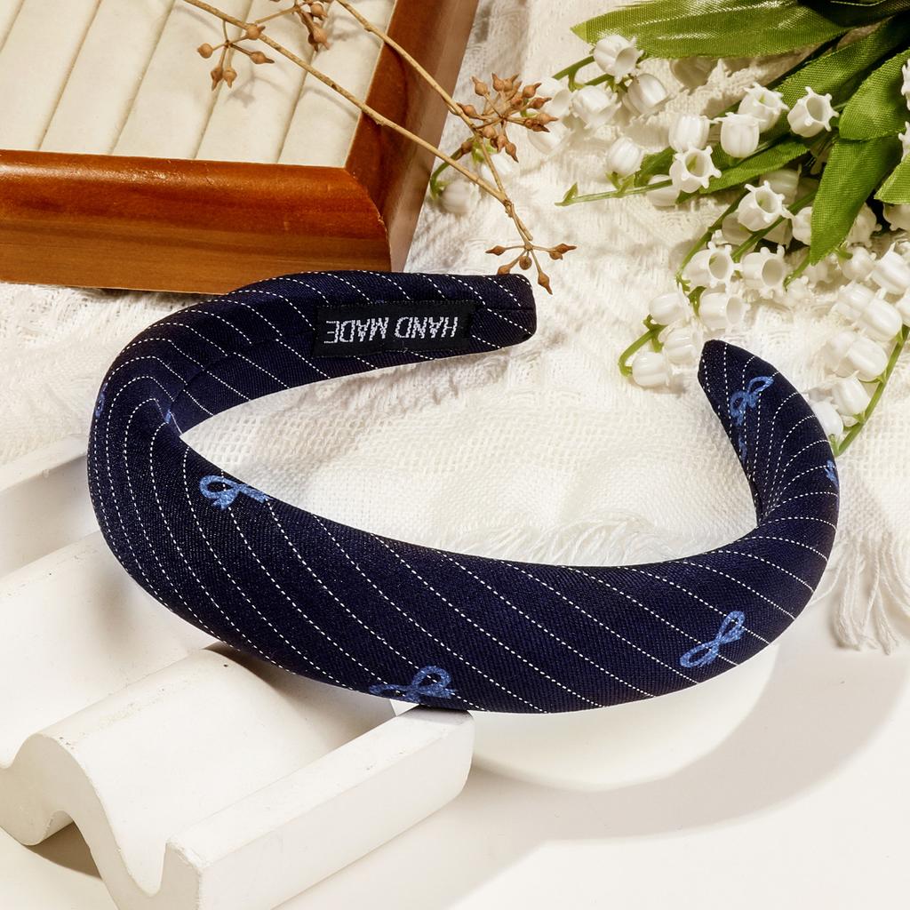 New Bow Fairy Hoop Headband Elegant Washing Face Headband Hair Accessories Soild Color Hair Bands for Women