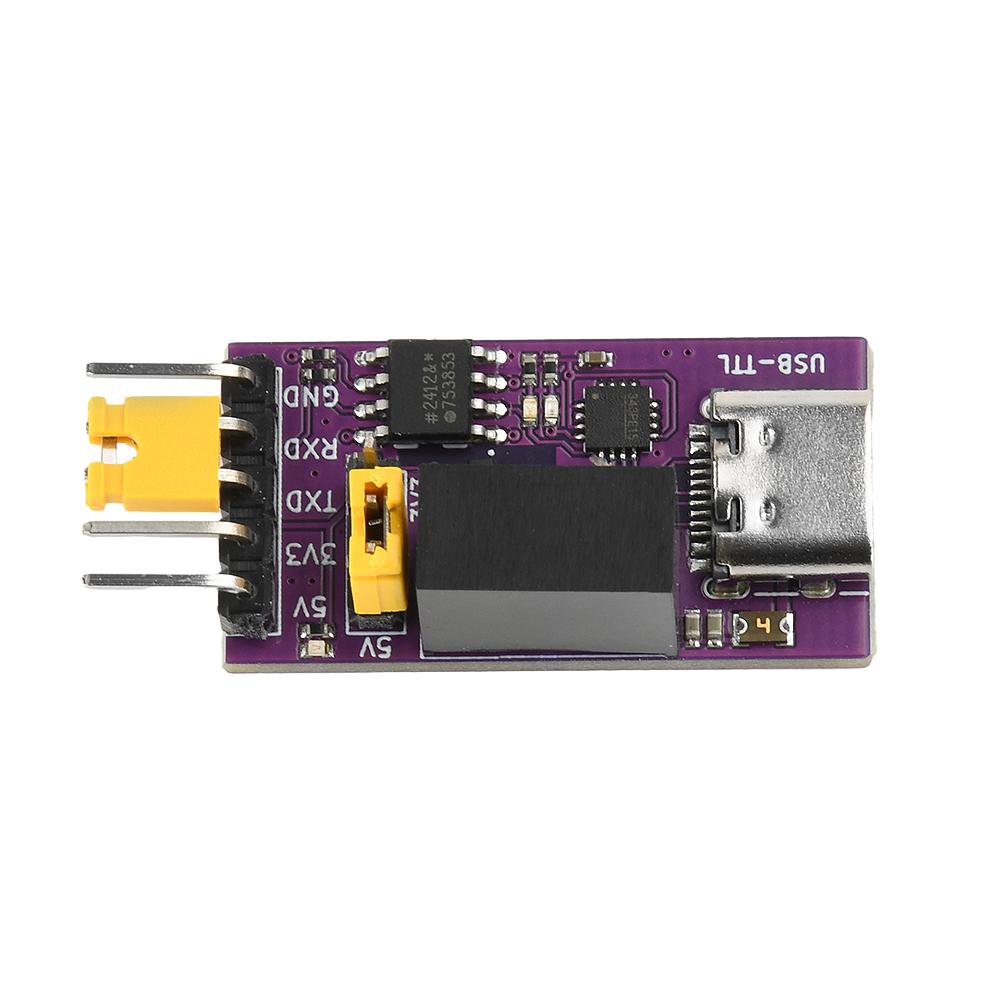CH343 Isolated USB to TTL DC 3.3V/5V Serial Port Isolated Communication 6Mbps UART Downloader Module Type C Interface