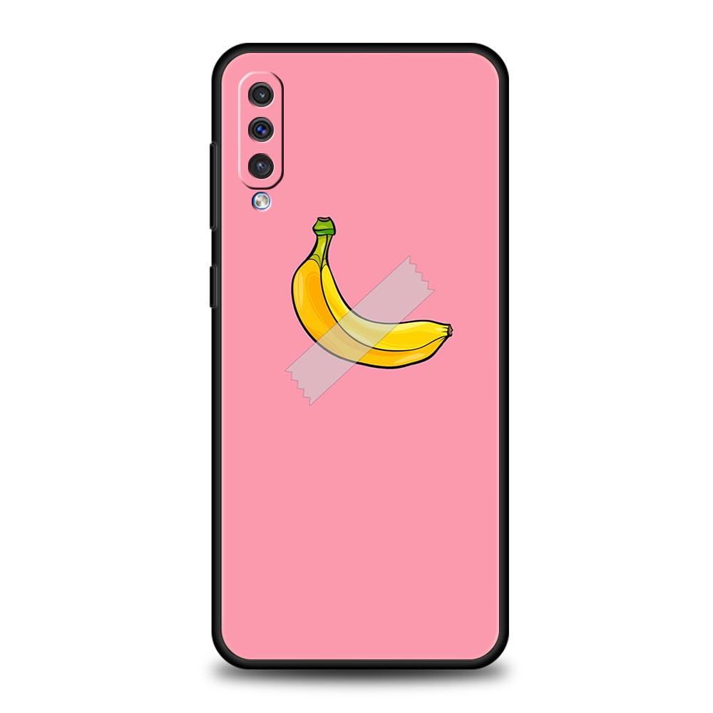 Funny Bite Apple Banana Phone Case for Samsung Galaxy A56 A36 A26 A16 A34 A24 A42 A22 A20 A12 A40 A30 A10 Soft TPU Cover Shell