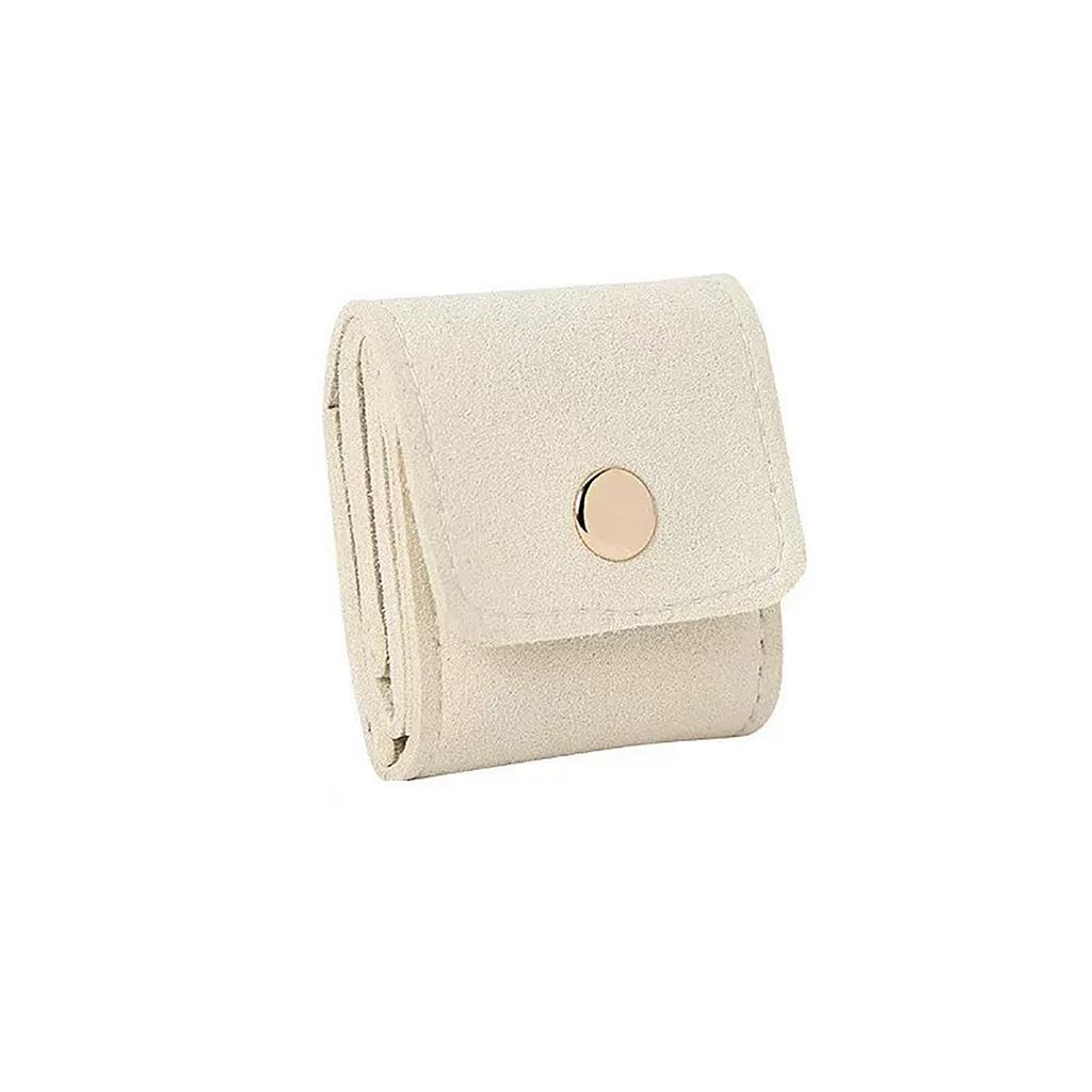 Travel Jewelry Bag, Travel Jewelry Roll Bag With Buckle, Portable Foldable Travel Jewelry Organizer Case, Small Jewelry Box