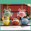 Adorable Cartoon Crab Plush Toy Mini Cute Keychain Soft Stuffed Animal Charm