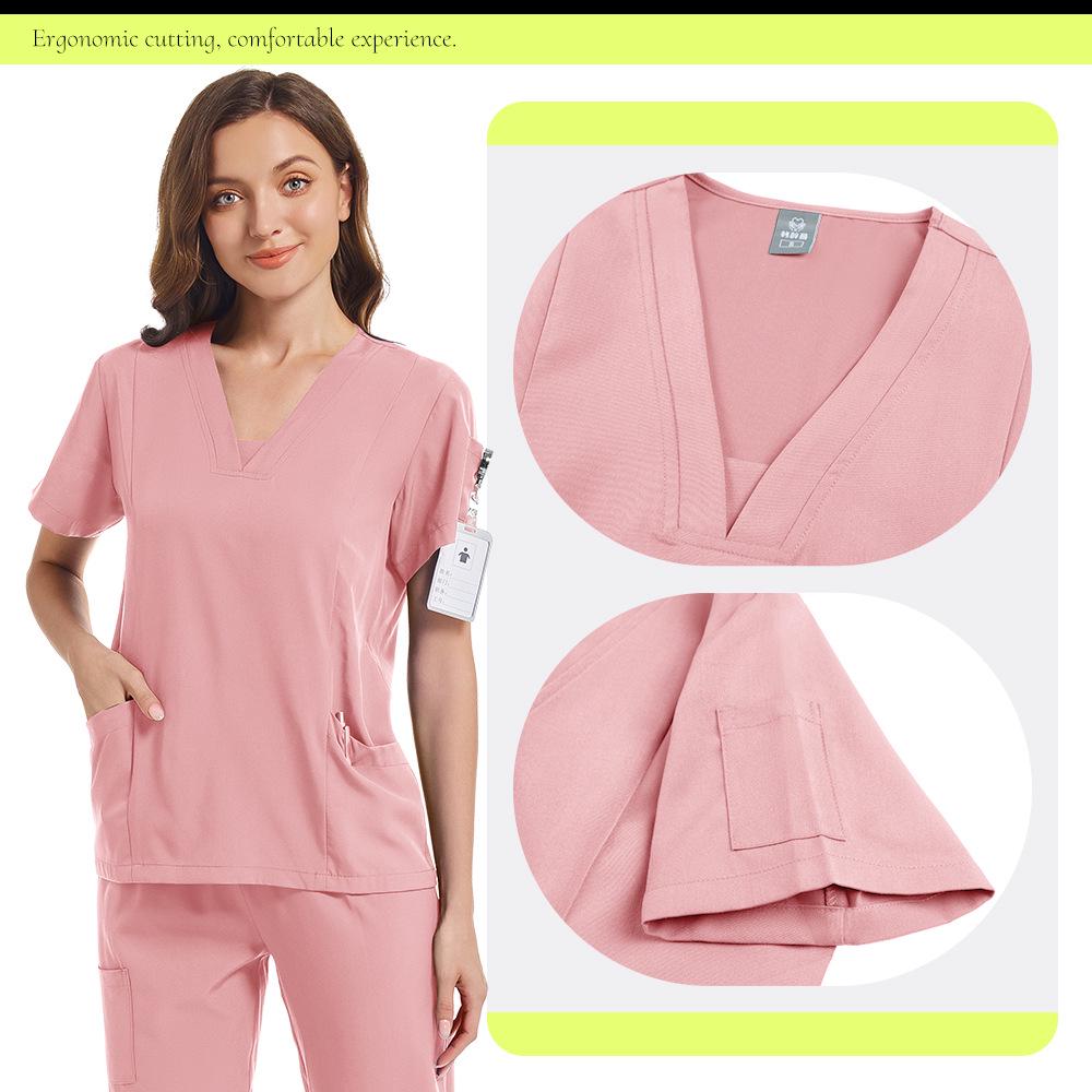 Unisex Quick-Drying Dental Clinic Scrub Suit and Surgical Gown
