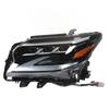 Fari Anteriori per Auto Stile Full LED Trasparenti 3 Lenti Protezione IP67 Gruppo Faro Adatto per GX460 dal 2010 al 2020
