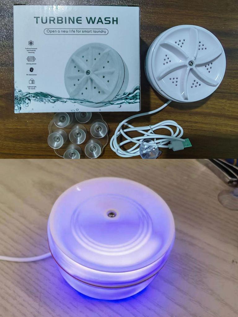 Compact Portable Electric Washing Machine for Travel & Dorms