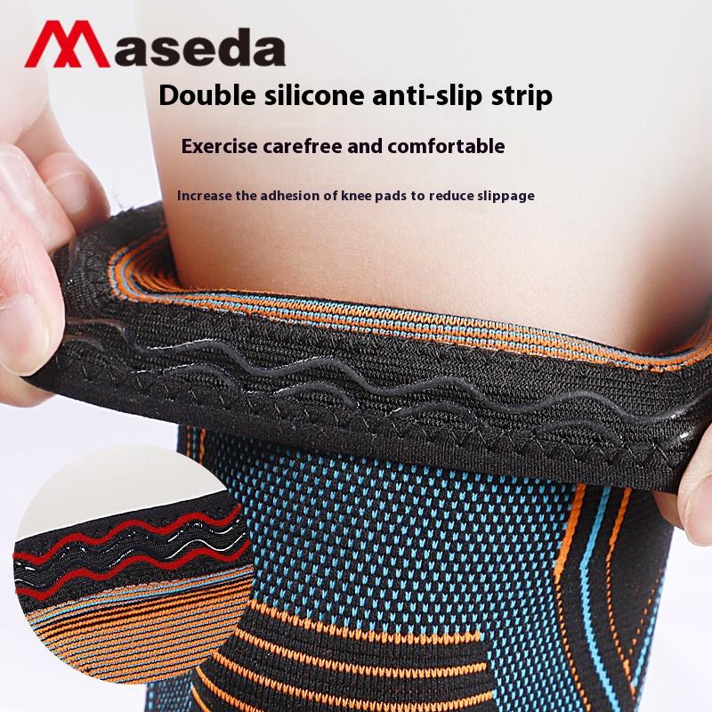 Genunchiere compresive tricotate elastice pe patru laturi, en-gros, genunchiere sport pentru protecție compresivă elastică