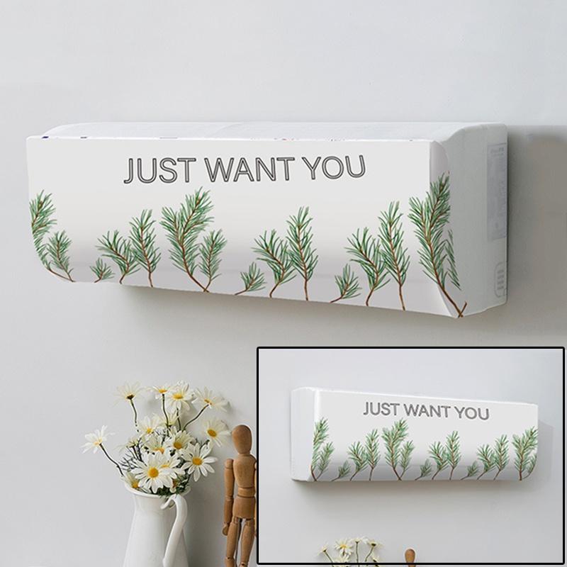Nordic Air Conditioner Deksel Innendørs Pastoral Hengende Air Conditioning Beskyttelsesklut Støvtett deksel Ins Home Decor Protection Case