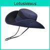 Nylon Sun Protection Sun Hat With Large Brim For Outdoor Activities