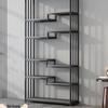 Multi-Layer Barber Shop & Office Display Shelf Rack
