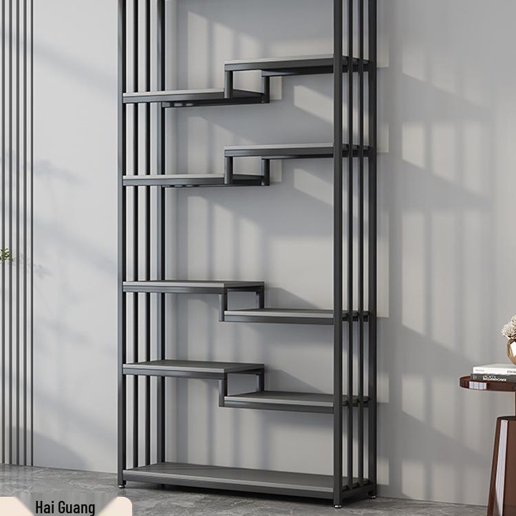 Multi-Layer Barber Shop & Office Display Shelf Rack