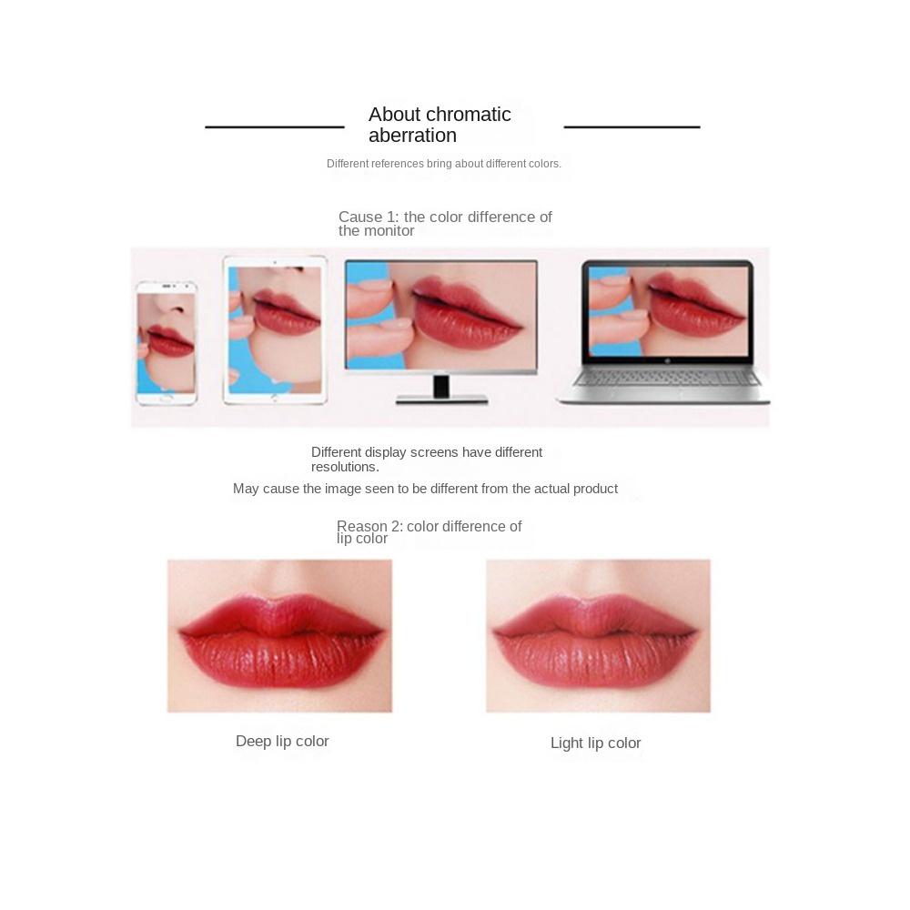 VIBELY 15 Color Does Not Take Off Makeup, Red Beads, Light Flashing Lip Glaze Makeup