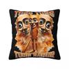 Tung Tung Tung Sahur Italian Brainrot Meme Pillowcase Double-sided Printing Polyester Cushion Cover Decorative Pillow Case Cover