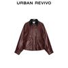 UR2025 Women's Retro Pleated Padded Jacket