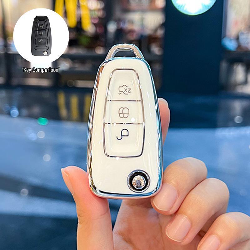 High-Grade Protective Key Shell for Ford Focus, Escort, and Kuga - Unisex