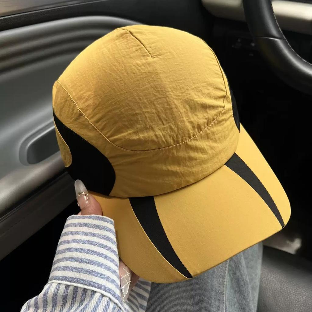 Fashion Hat Summer Thin Contrast Color Matching Cap Men's and Women's Sunscreen Sunshade Baseball Cap Outdoor Sports Leisure Sports Cap Tide