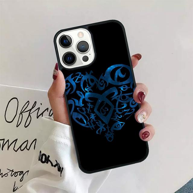 Shadowhunters Angelic Rune logo Cover For iPhone 17 Air 15 16e 14 13 12 Pro Max 11 Pro Max Plus Phone Case Coque