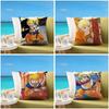 Naruto Uzumaki Pillow Case Sofa And Living Room Decorative Cushion Covers Dustproof And Miteproof Invisible Zipper