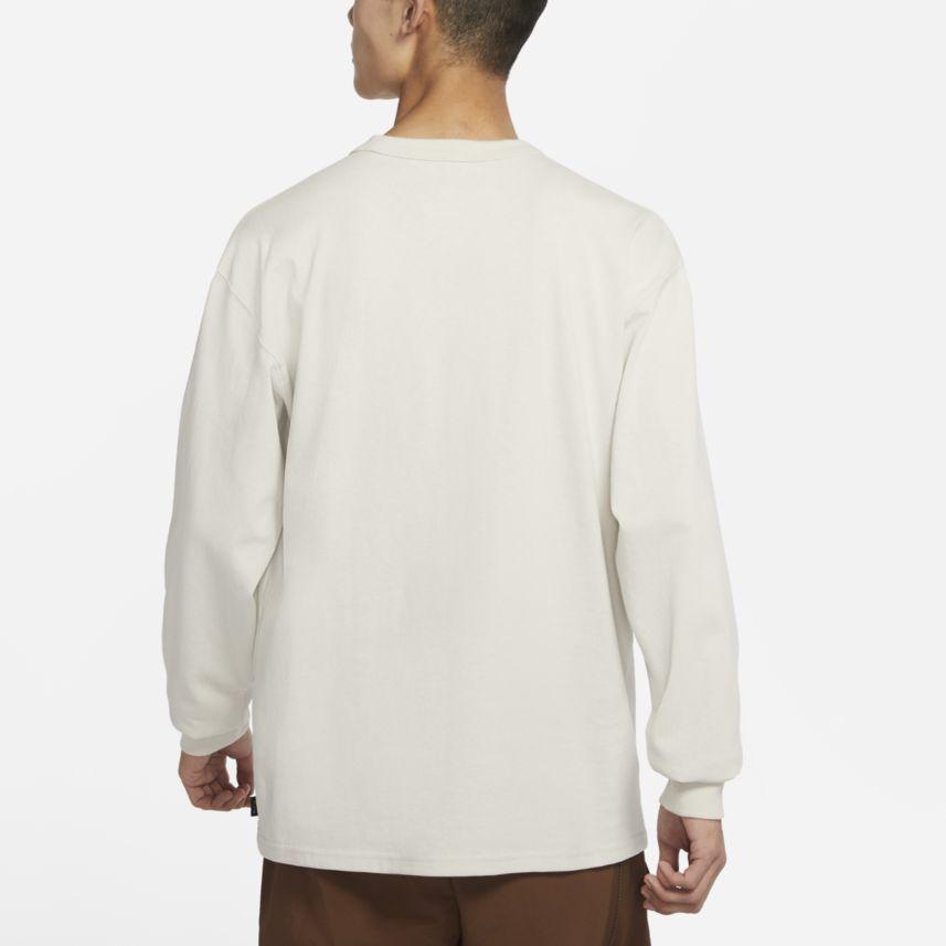 Nike T Shirts Men's White Crew Neck Moderate Straight Fit DO7391-072