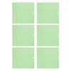 6PCS Cutting Mat 12x12 Inch Green Gridded Craft Sewing Cutting Board for DIY Handicraft