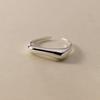 BFCLUB Silver Color Rings for Women Simple Geometric Handmade Irregular Retro Ring Gold Fashion Allergy For Birthday Gift