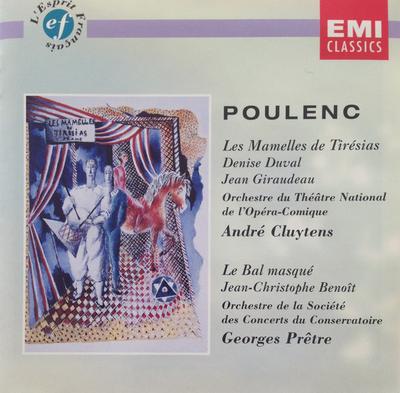 CD FRANCIS POULENC, DENISE DUVAL, JEAN - Die Brüste des Tiresias?sias / Le Bal M 724356556522 EMI Classics Europe Klassisch Gebraucht