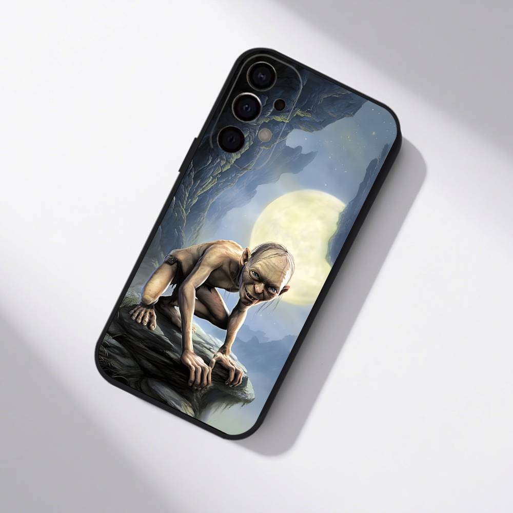 Custodia per Telefono L-Signore degli A-Anelli Gollum Per Samsung S25,S24,S21,S22,S23,S30,Ultra,S20,Plus,Fe,Lite,5G Copertura Nera