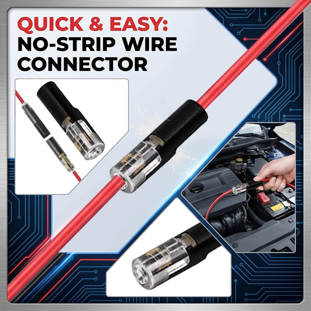 No-Stripping, No-Soldering -Wire Plug Quick Connector