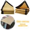 Sunshade Net Rectangle HDPE Shade Trap with Grommets Shade Canopy Mesh for Patio Lawn Garden Pergola Plants Greenhouse Sun Shade