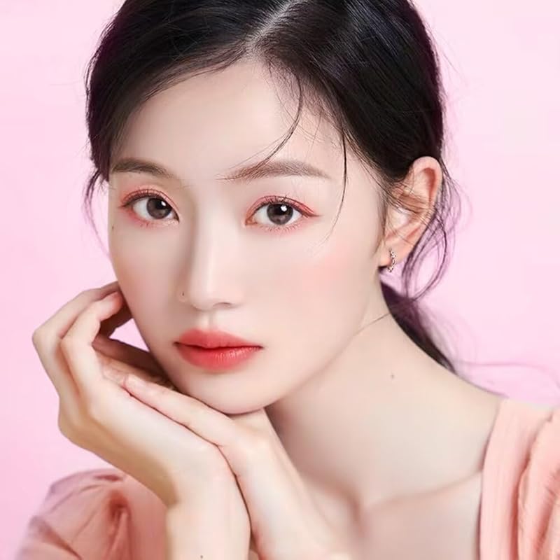 SK.Whiee Ohrringe Damen Beliebtheit Metallallergie-kompatibel Creolen rosa Geburtsstein "Lucky Love" Silber 925 18k Gold platiniert