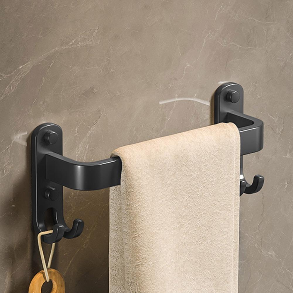 

Прочная 40/50см вешалка для полотенец, настенный держатель для полотенец без перфорации, туалетная перекладина для подвешивания