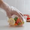 200Pcs Plastic Disposable Gloves Catering Baking Grabbing Dipping Stirring Salad Transparent PE Gloves Kitchen Accessories