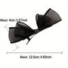 Sweet Lace Bow Hair Clip for Women and Simple Style for Side Hair, Bangs, and Braids