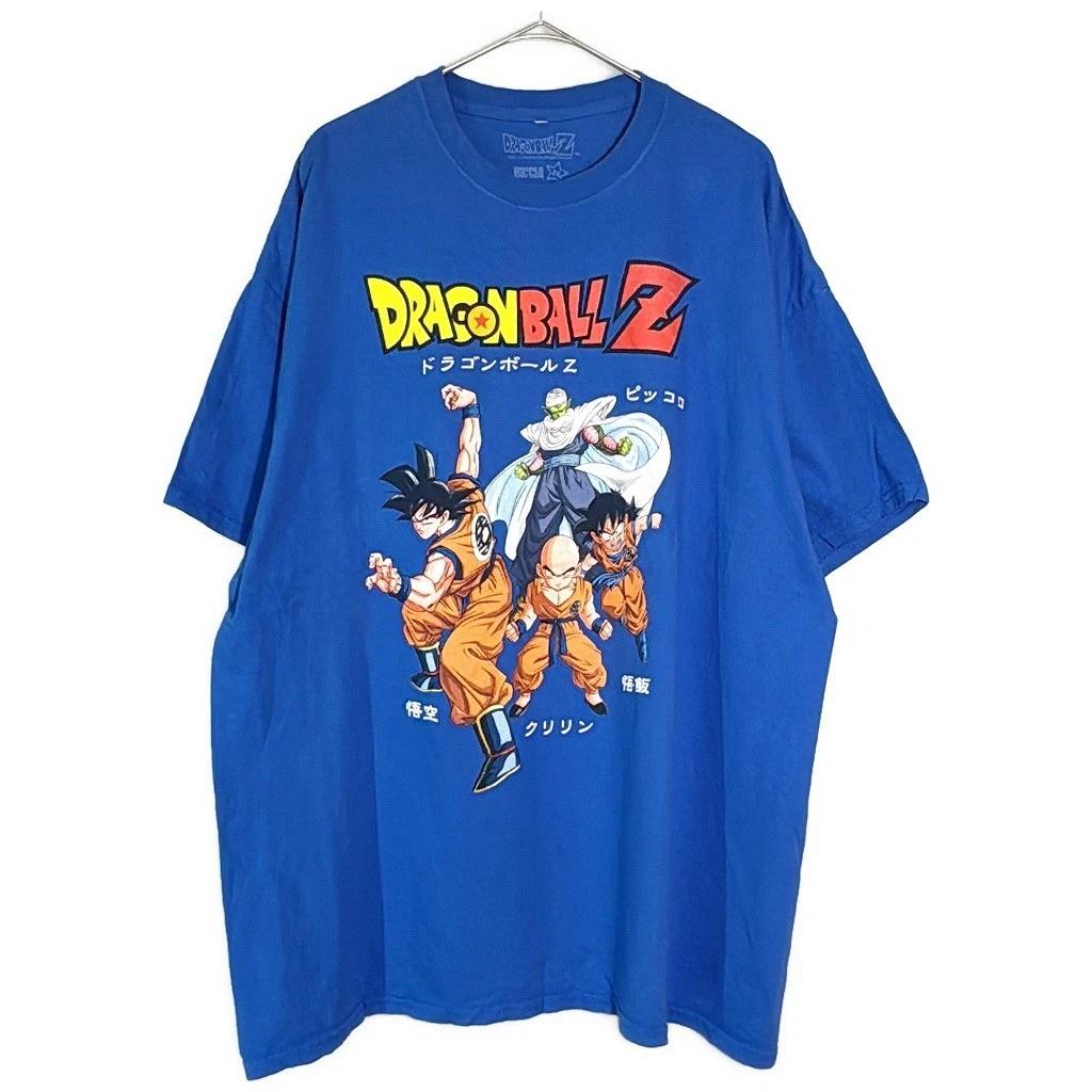 Dragon Ball Z Graphic Anime T-Shirt 2XL Blue Rare Tee L