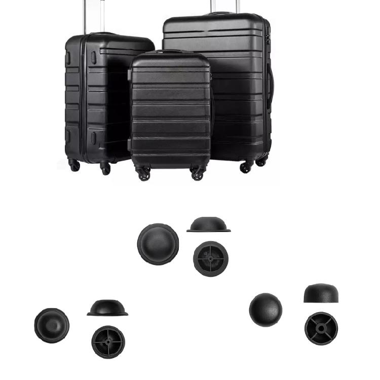2Pcs Luggage Feet Pads Plastic Suitcase Feet Pads Luggage Studded Suitcase Stand Feet Accessories
