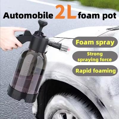 Motorcycle 2L Hand Pump Sprayer Pneumatic Washer Foam Snow Foam High Pressure Wash Spray Bottle for Car Home Cleaning Tool