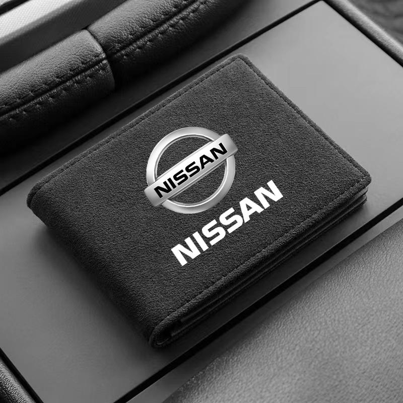 1 Stück Leder Kreditkartenetui Auto Fahrdokumente Schutzhülle Für Nissan Nismo X-Trail T32 T31 Qashqai Tiida Teana Autostyling
