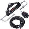 Hydraulic Outboard Steering Kit, 150HP, Marine Boat Hydraulic Steering System, with Helm Pump Two-Way Lock Cylinder and 26 Feet Hydraulic Steering