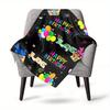 Happy Birthday Home Blankets Soft Lightweight Allseason Multipurpose Blanket For Picnics Couches Offices Beds Living Rooms Perfect Gift For Friends
