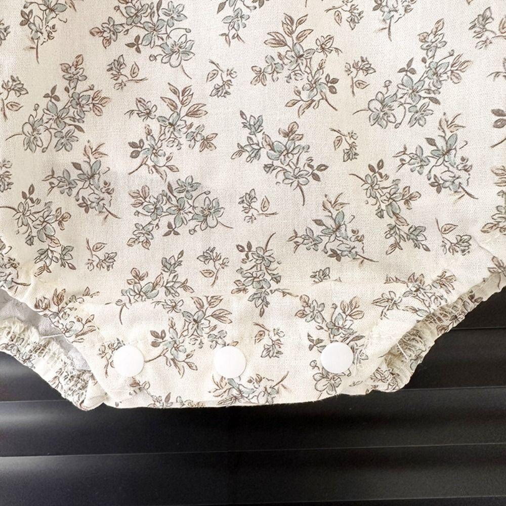 Lace Mesh Flower Baby Jumpsuit Bowknot Toddle Climb Suit Baby Jumper Dress  Newborn Baby