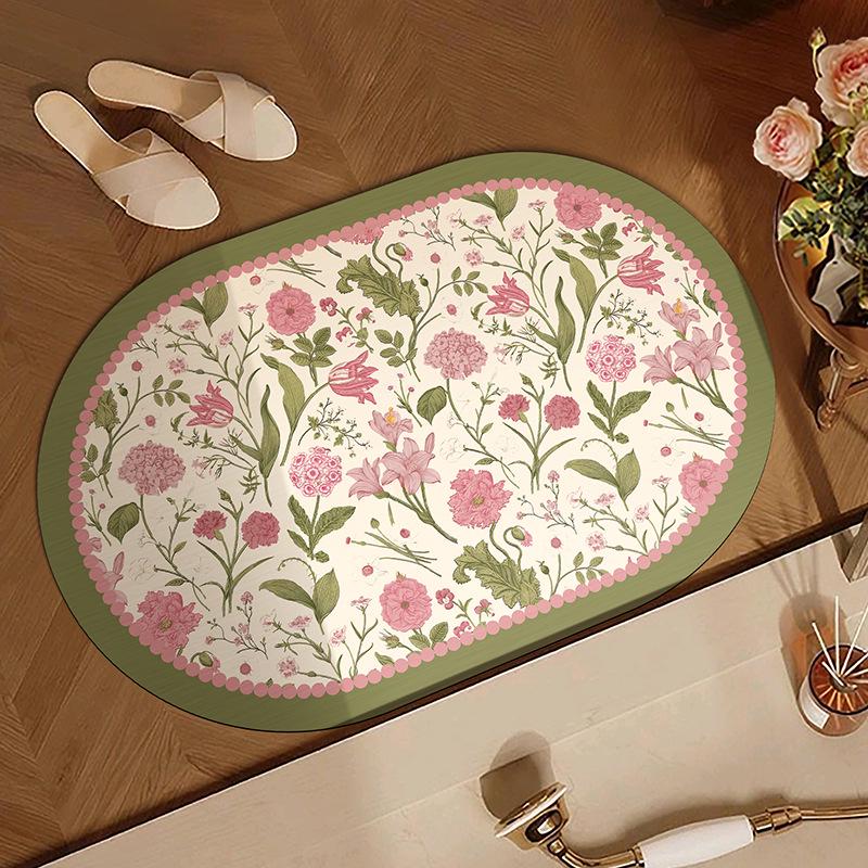 American Style Diatomaceous Earth Non-Slip Quick-Drying Bathroom Entrance Mat