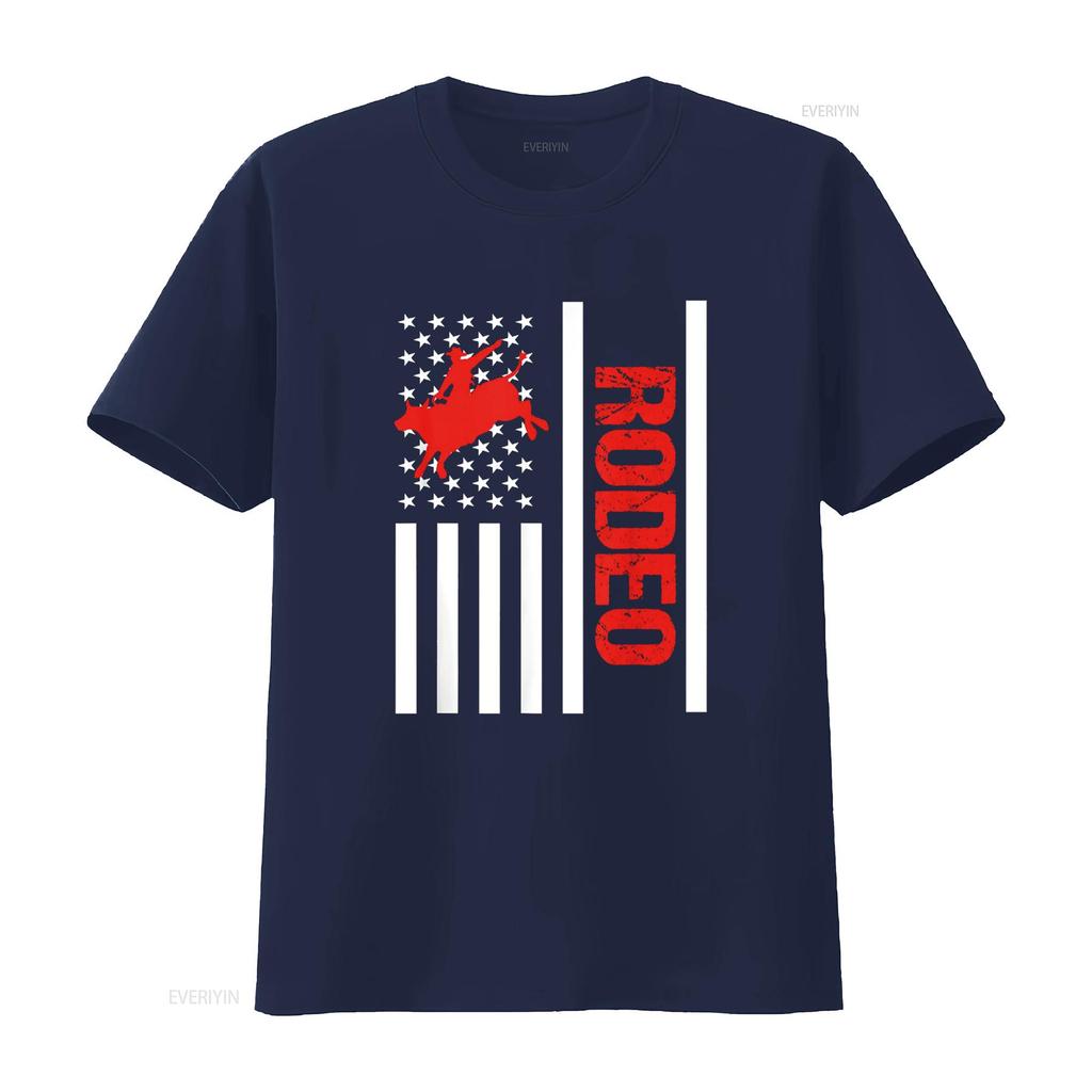 Rodeo Bull Riding T Shirt vintage Washed Soft Breathable graphic Unisex streetwear Versatile Casual Top For Everyday Wear